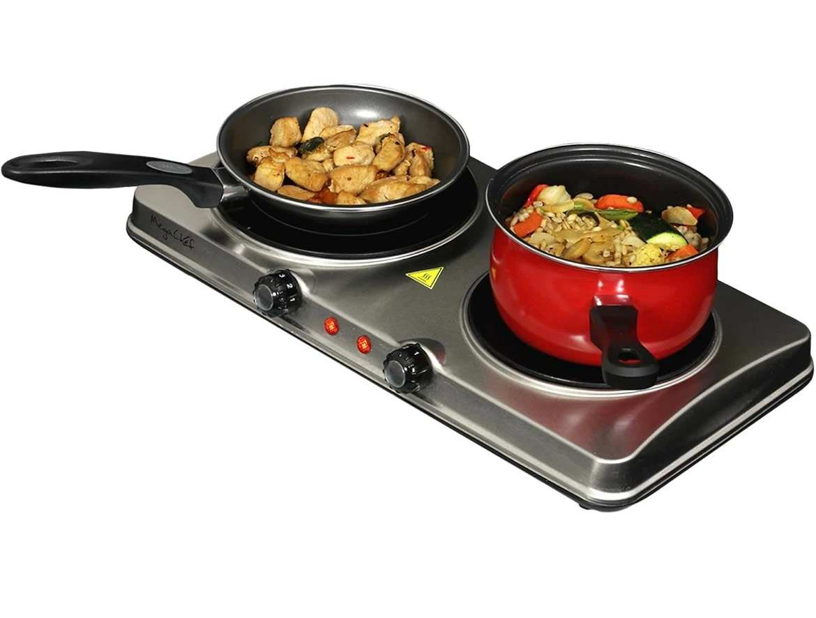 MegaChef Double Burner Hot Plate - photo 3