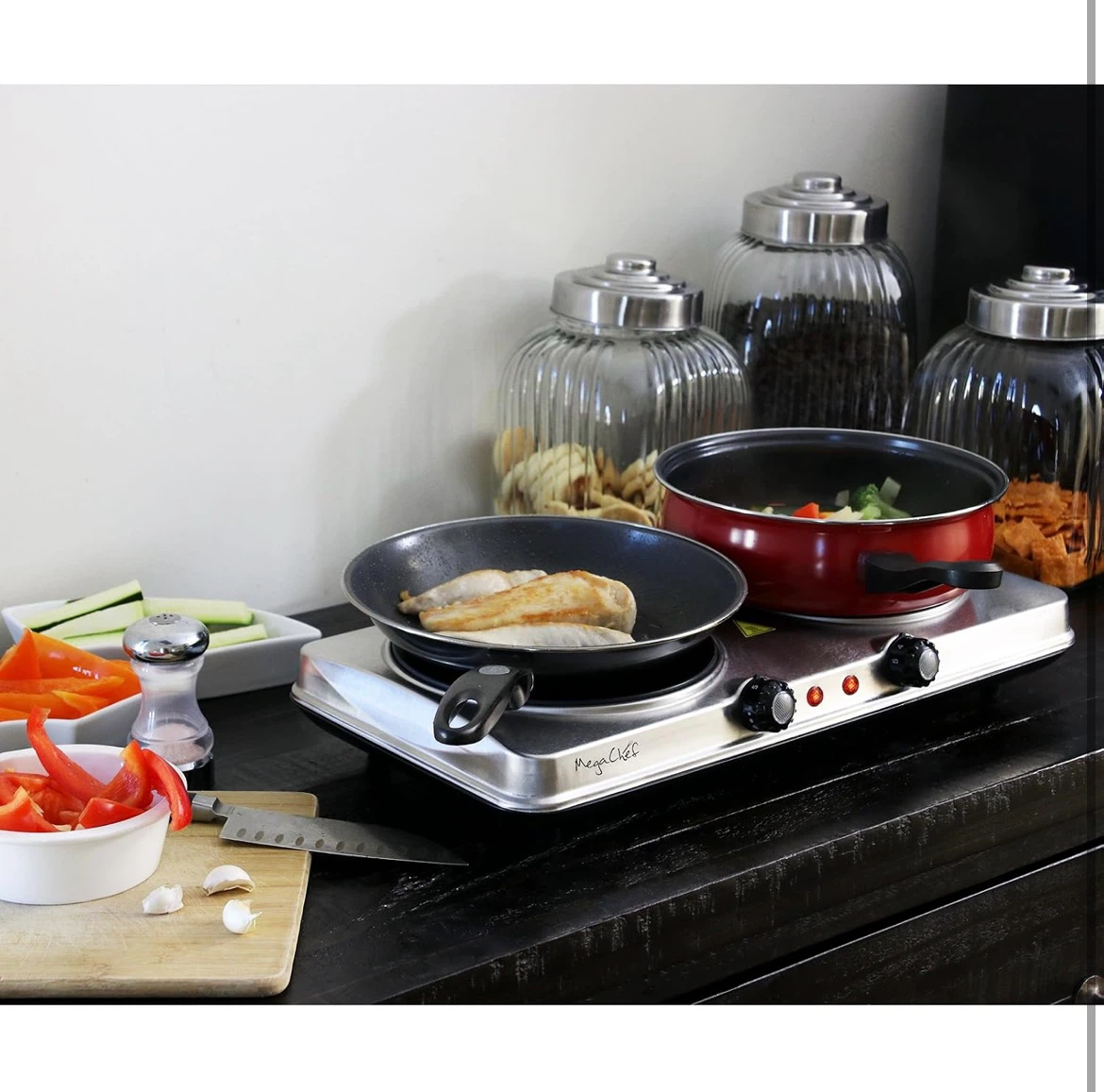 MegaChef Double Burner Hot Plate - photo 5