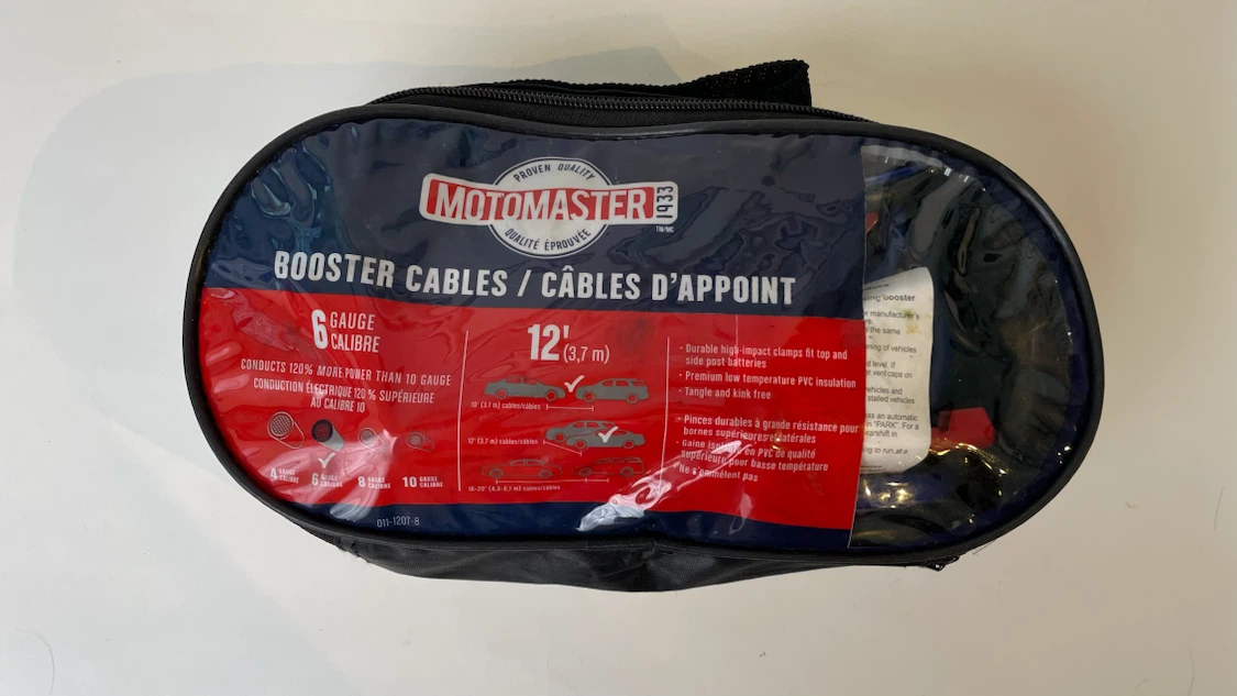 Motomaster Booster Cables