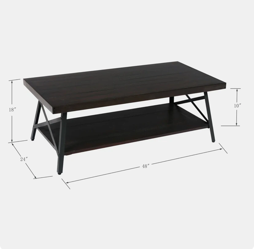 Sand & Stable Laguna Solid Pine Coffee Table (CAN DELIVER) - photo 2