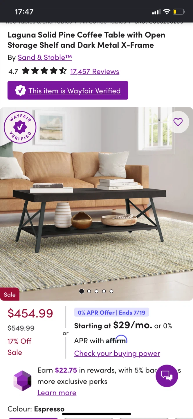 Sand & Stable Laguna Solid Pine Coffee Table (CAN DELIVER) - photo 3