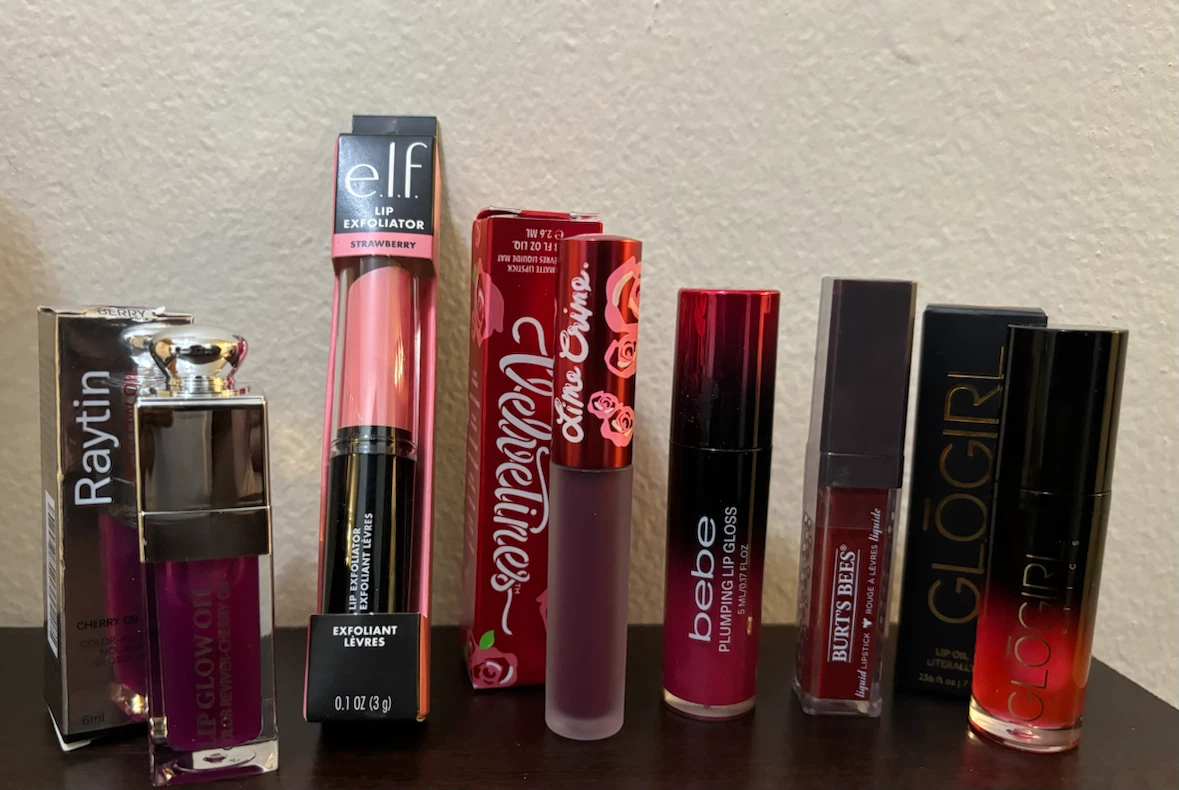 NEW-Lot of 6-Variety Lip Glosses and Lip Oils