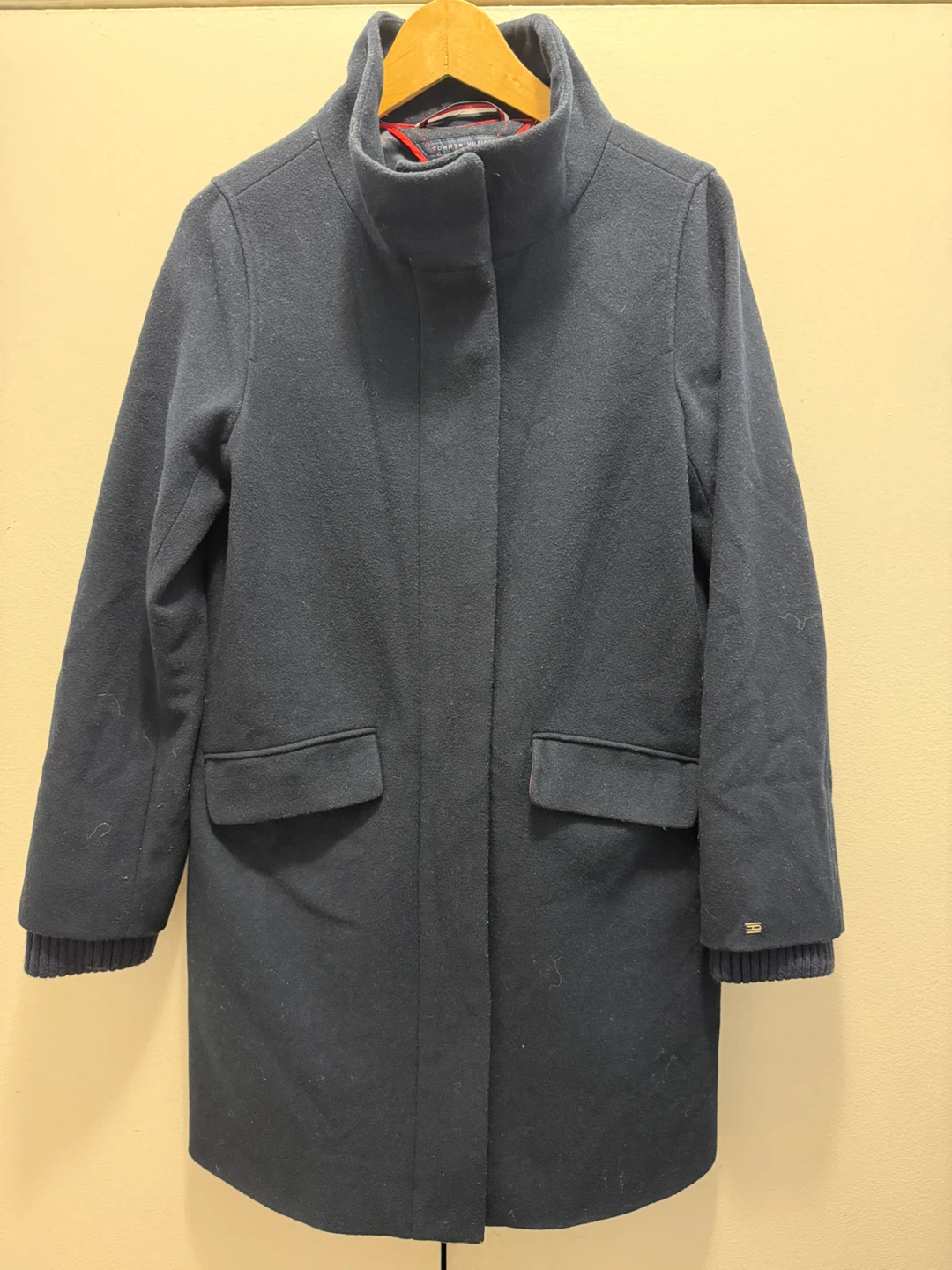 Tommy Hilfiger woman Navy blue wool blend  size Small - photo 2