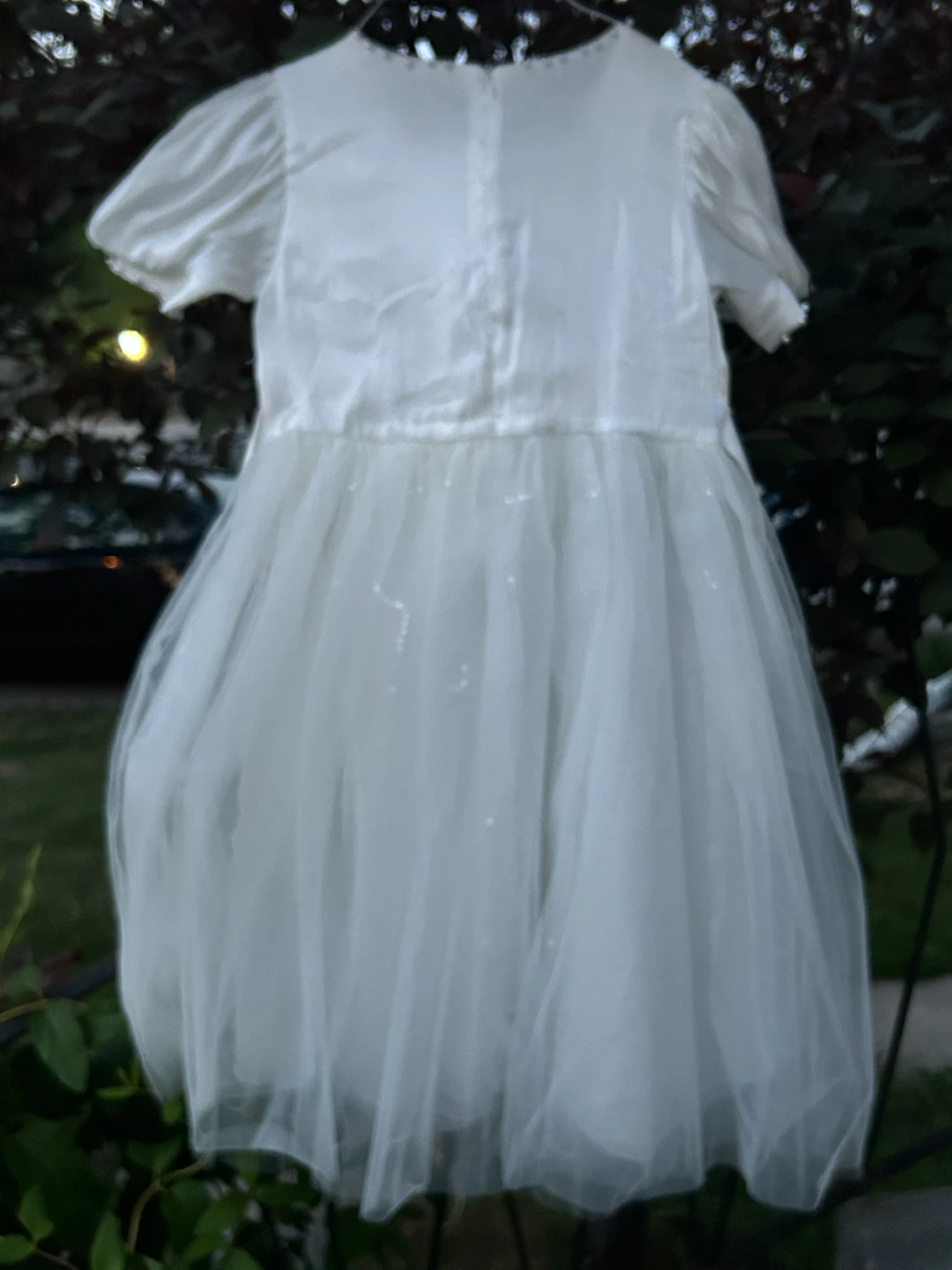 White Formal Dress with Bow - photo 3