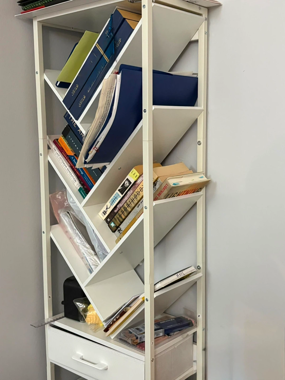 White Multi-Shelf Storage Unit