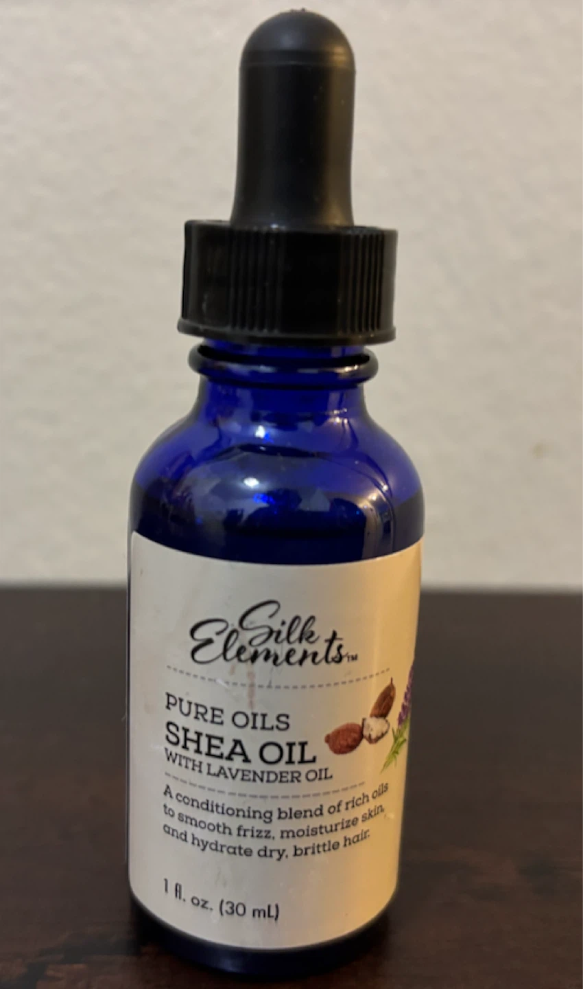 NEW-Silk Elements Shea Oil with Lavender Oil - 1 fl oz