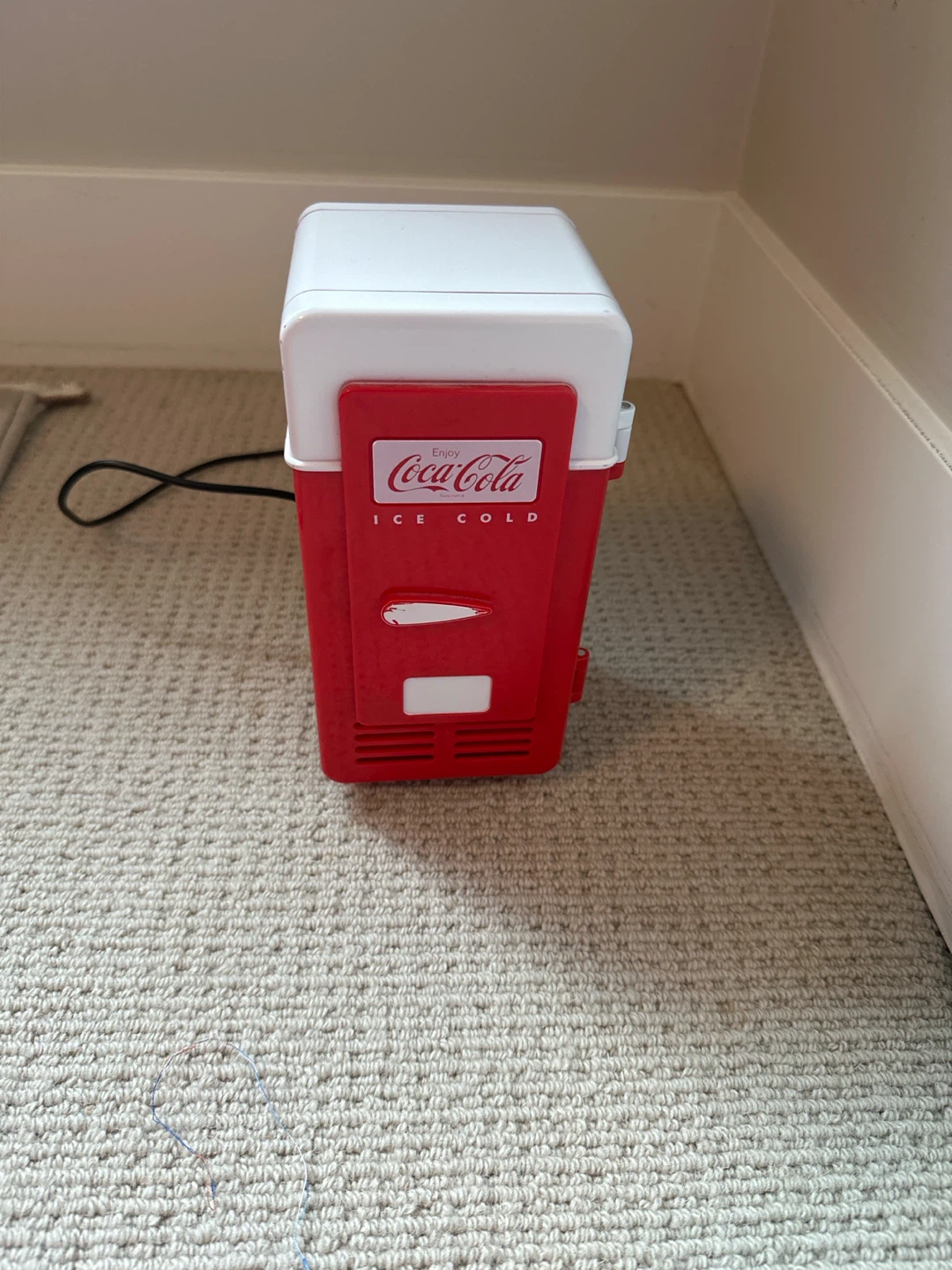 Coca-Cola Mini Fridge chargeable  for travel