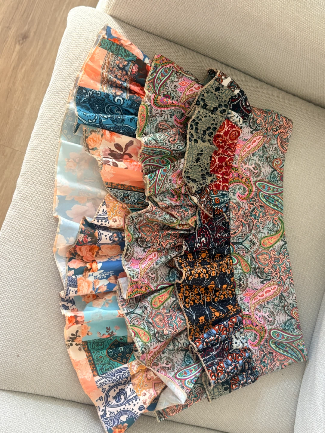 Boho patch skirt size S 36 never worn - photo 3