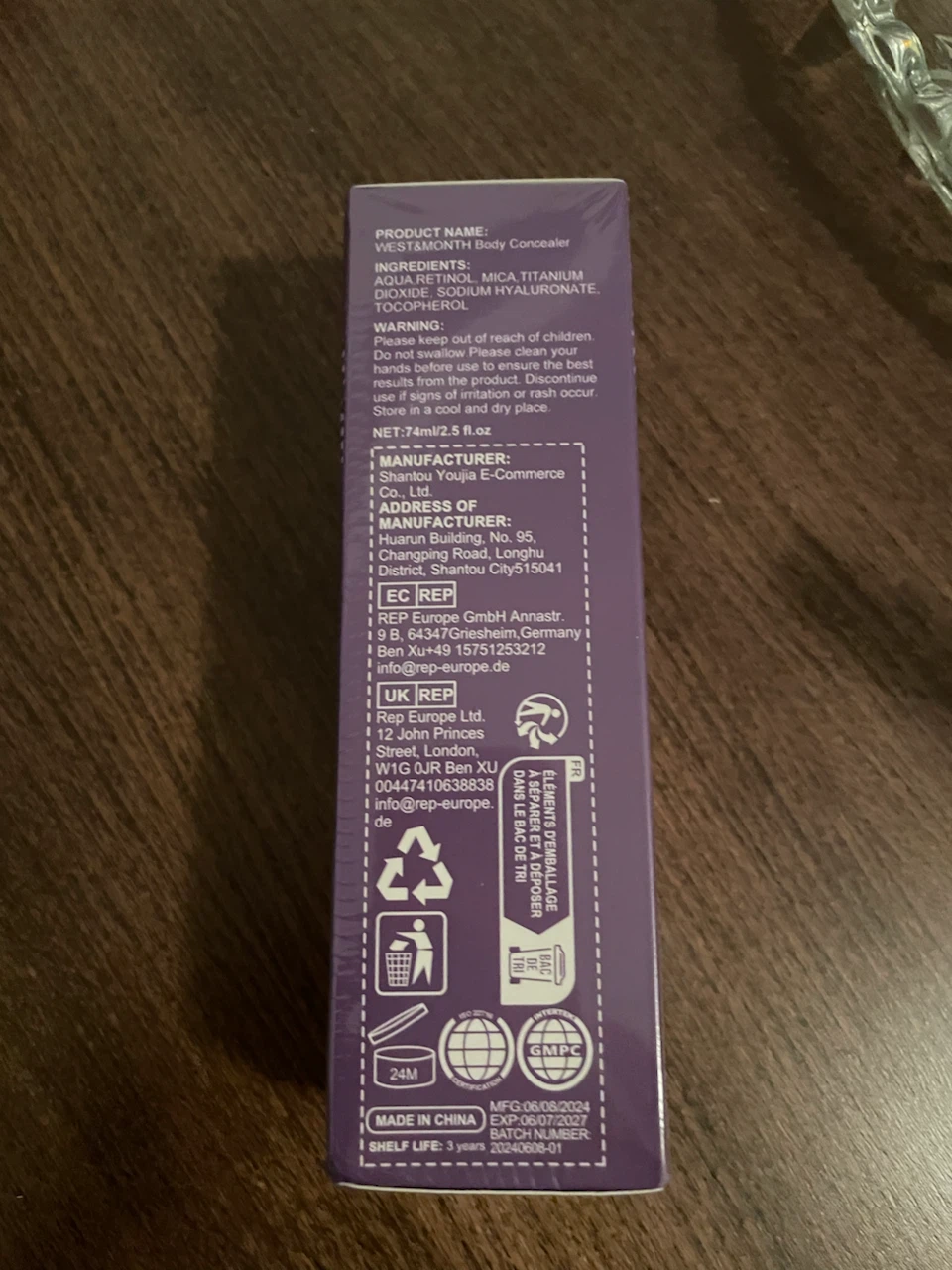 West & Month Cover Skin Body Concealer 74ml - photo 2