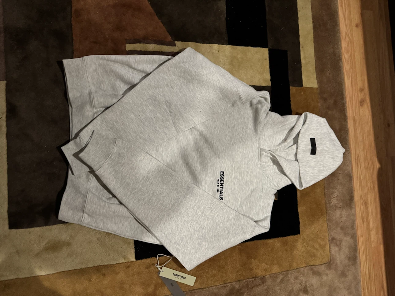 Fear of God Essentials Hoodie Light Grey
