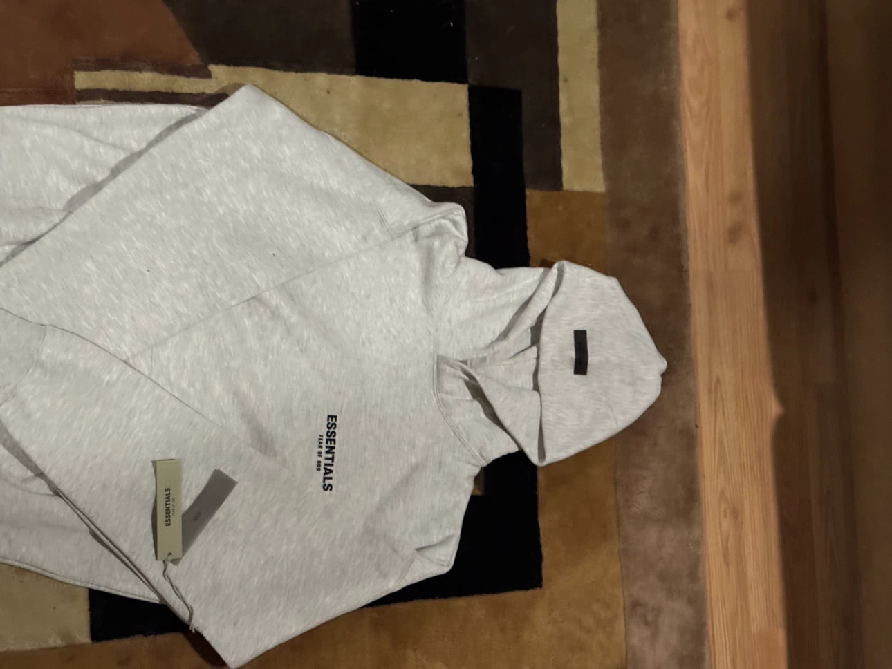 Fear of God Essentials Hoodie Light Grey - photo 2