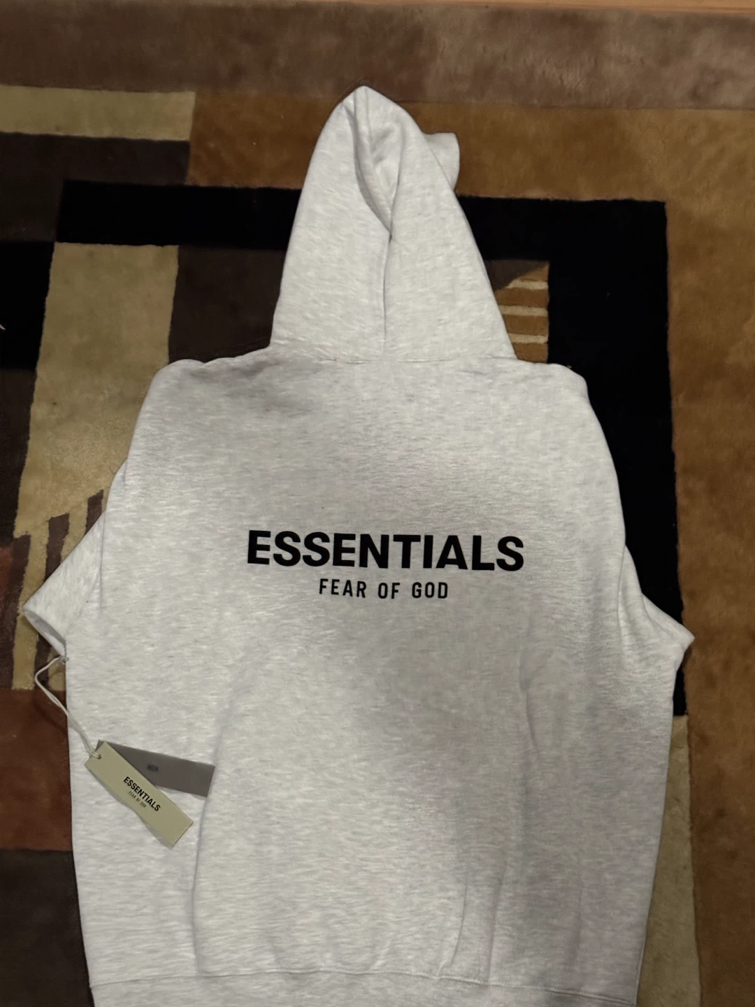Fear of God Essentials Hoodie Light Grey - photo 3