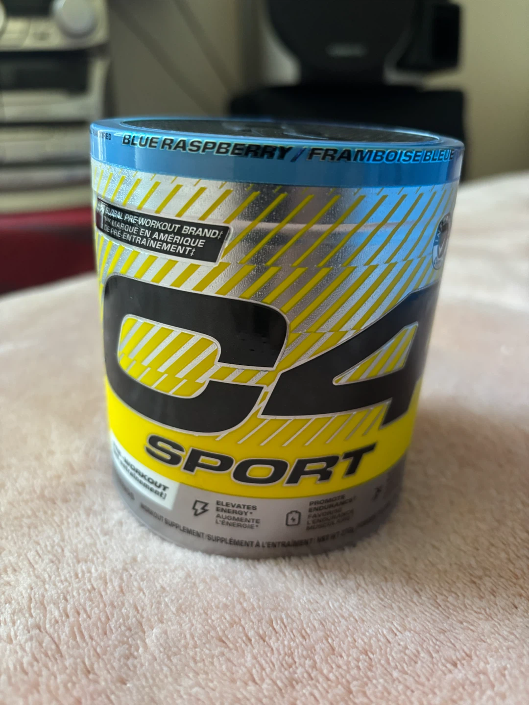 C4 Sport Blue Raspberry Pre-Workout Supplement
