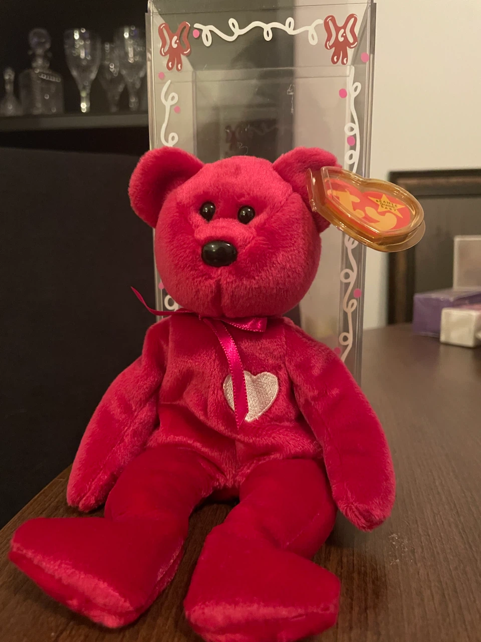 Ty Beanie Baby Valentina Bear