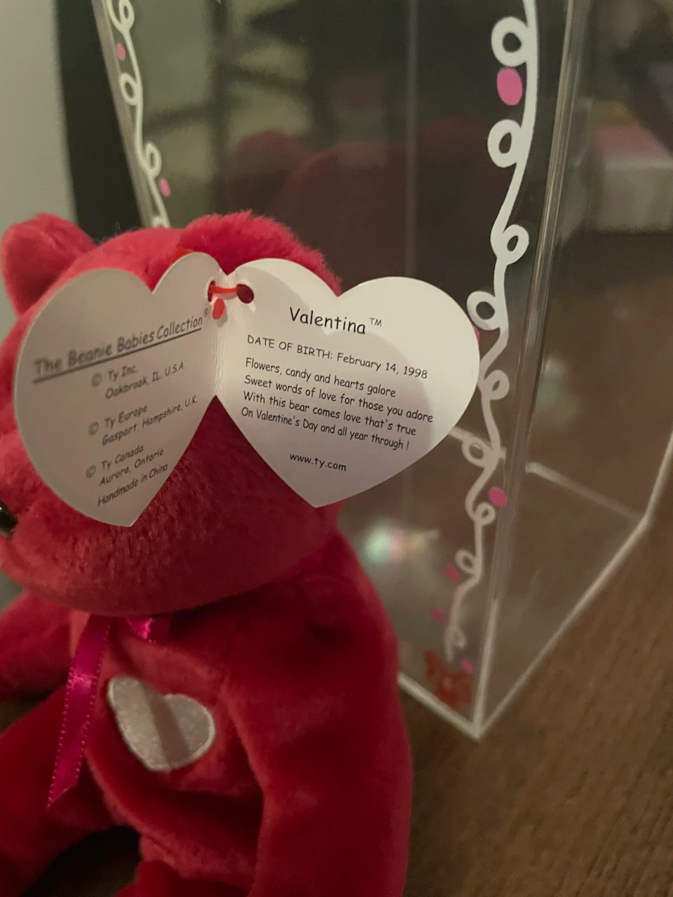 Ty Beanie Baby Valentina Bear - photo 2