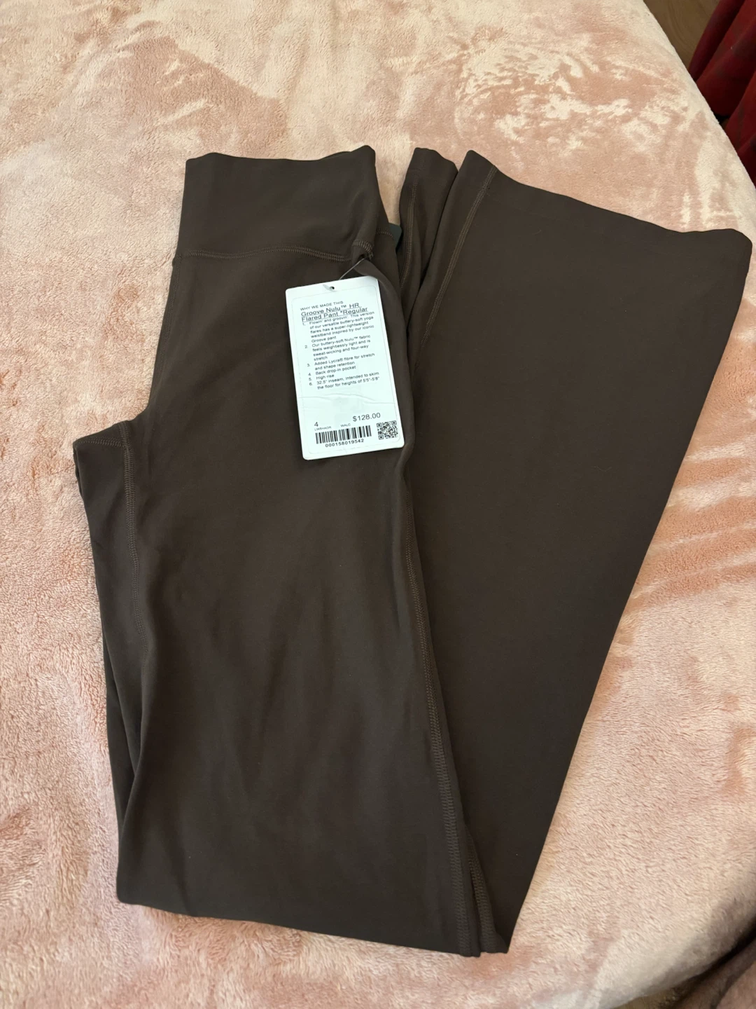 Lululemon Groove Nulu HR Flared Pant Regular Dark Brown Size 4