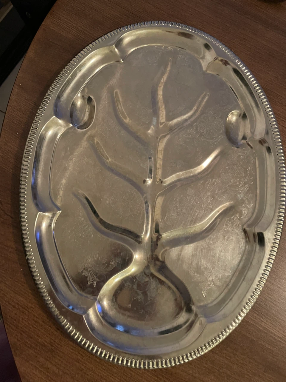Vintage Silver Plated Serving Platter