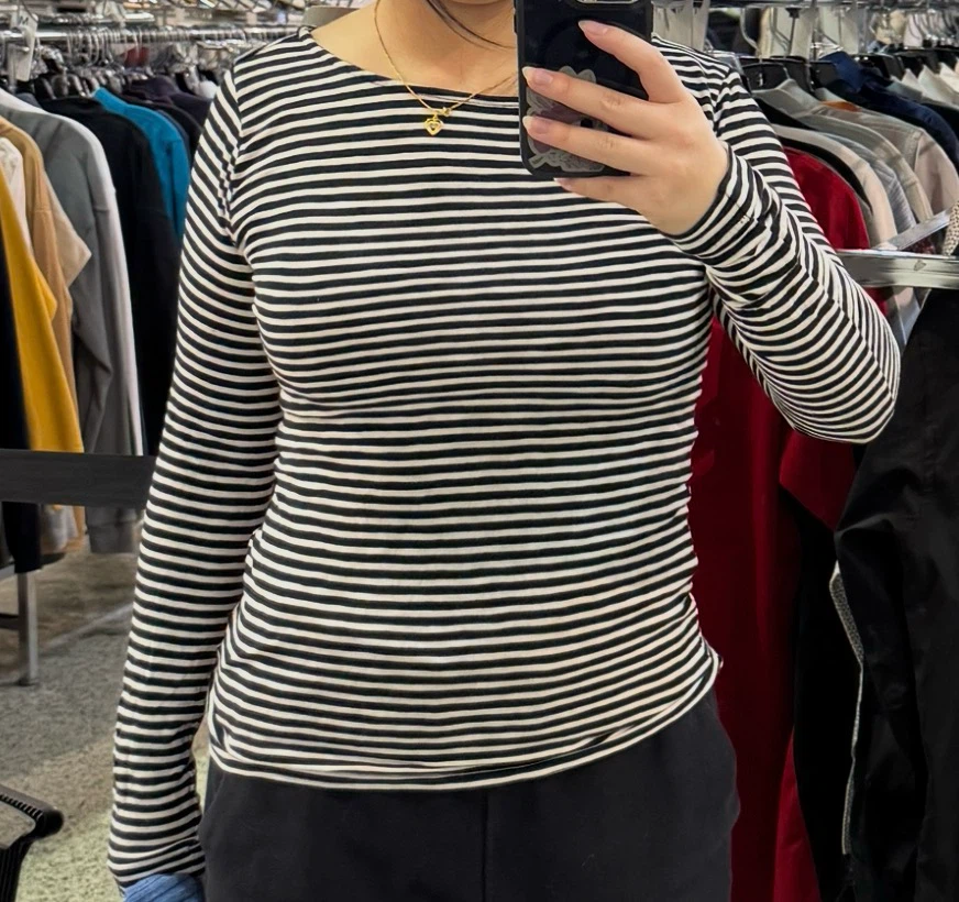 J. Crew Painter Tee Striped Long Sleeve Shirt