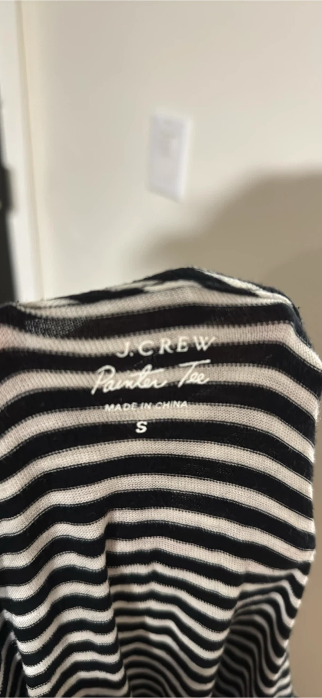 J. Crew Painter Tee Striped Long Sleeve Shirt - photo 2