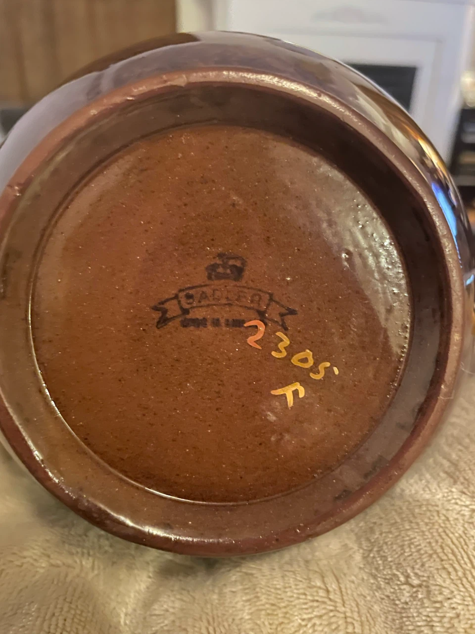 Sadler Brown and Gold Teapot - photo 3