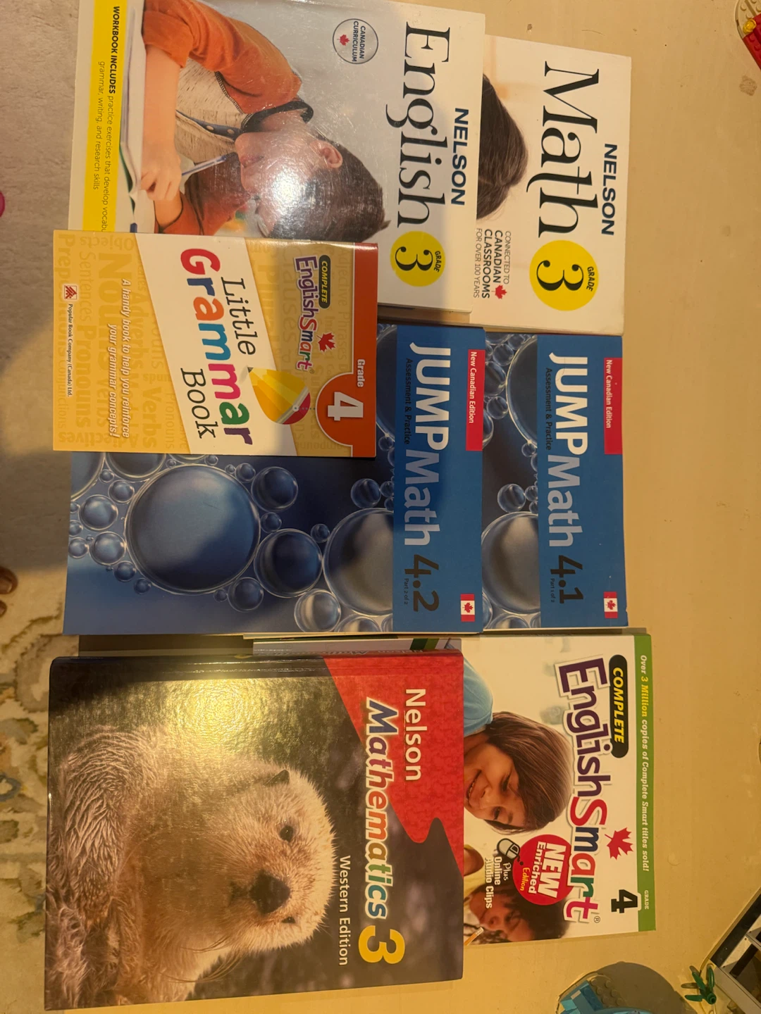 Grade 4 and grade 3 Maths and English books