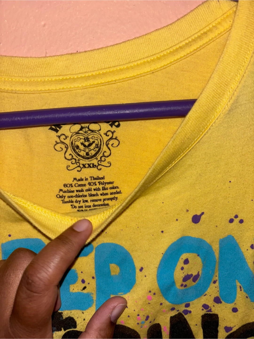 Yellow Graphic Tee - photo 2