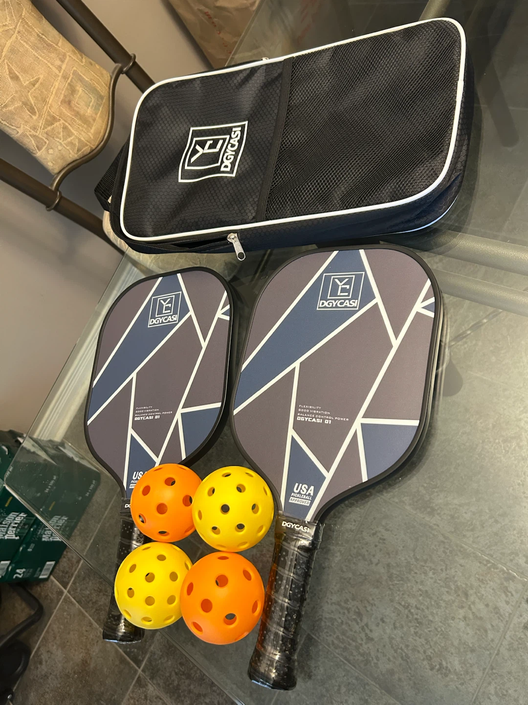 *NEW* Carbon Fiber Pickleball Paddles Set