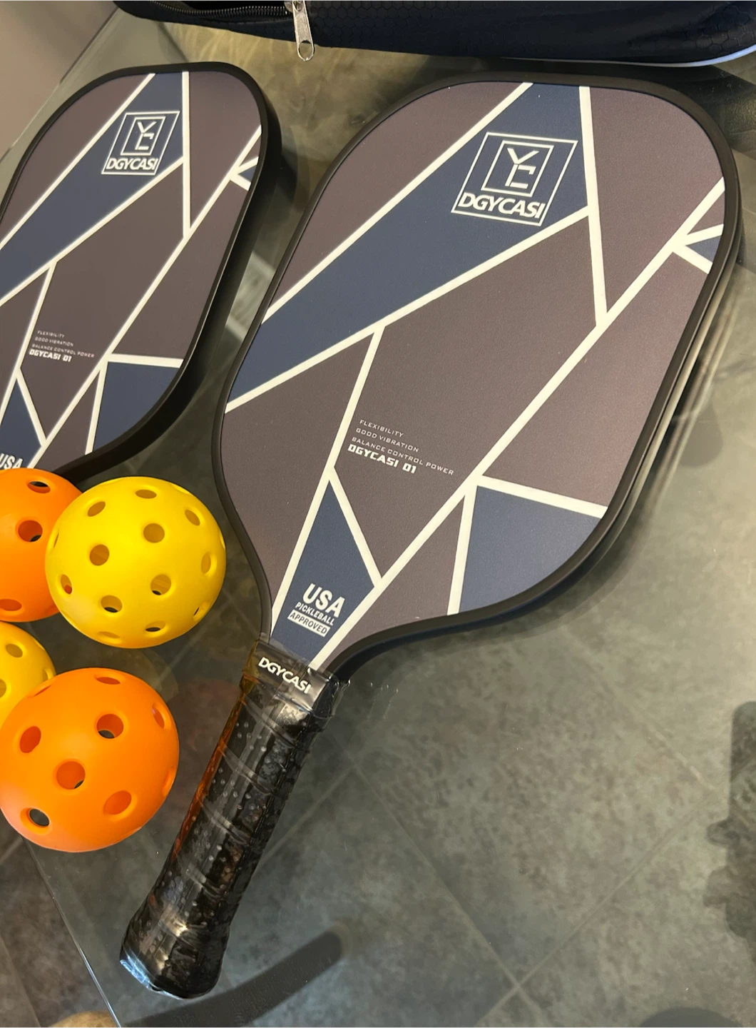 *NEW* Carbon Fiber Pickleball Paddles Set - photo 5