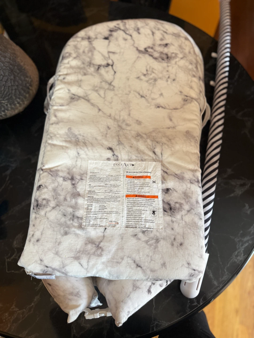 DockATot Baby Lounger Marble Print - photo 3