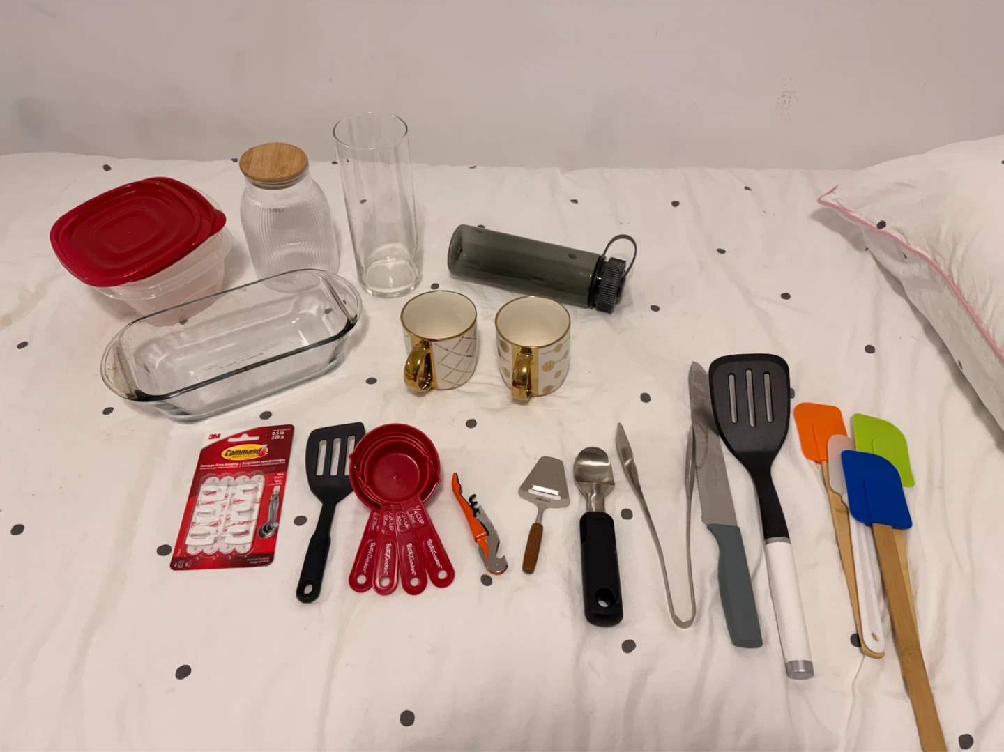 Kitchen Utensil Set and Storage Containers