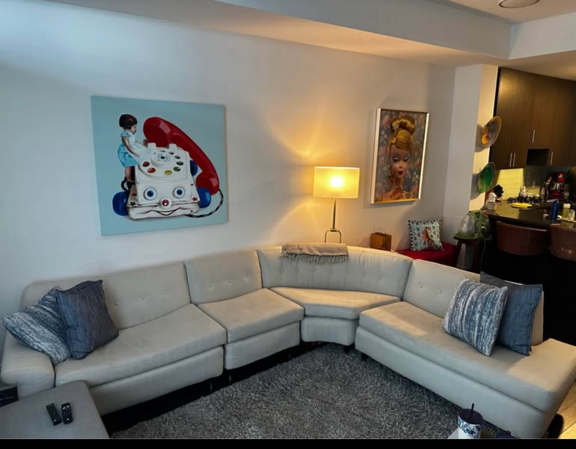 MCM style Sectional Sofa