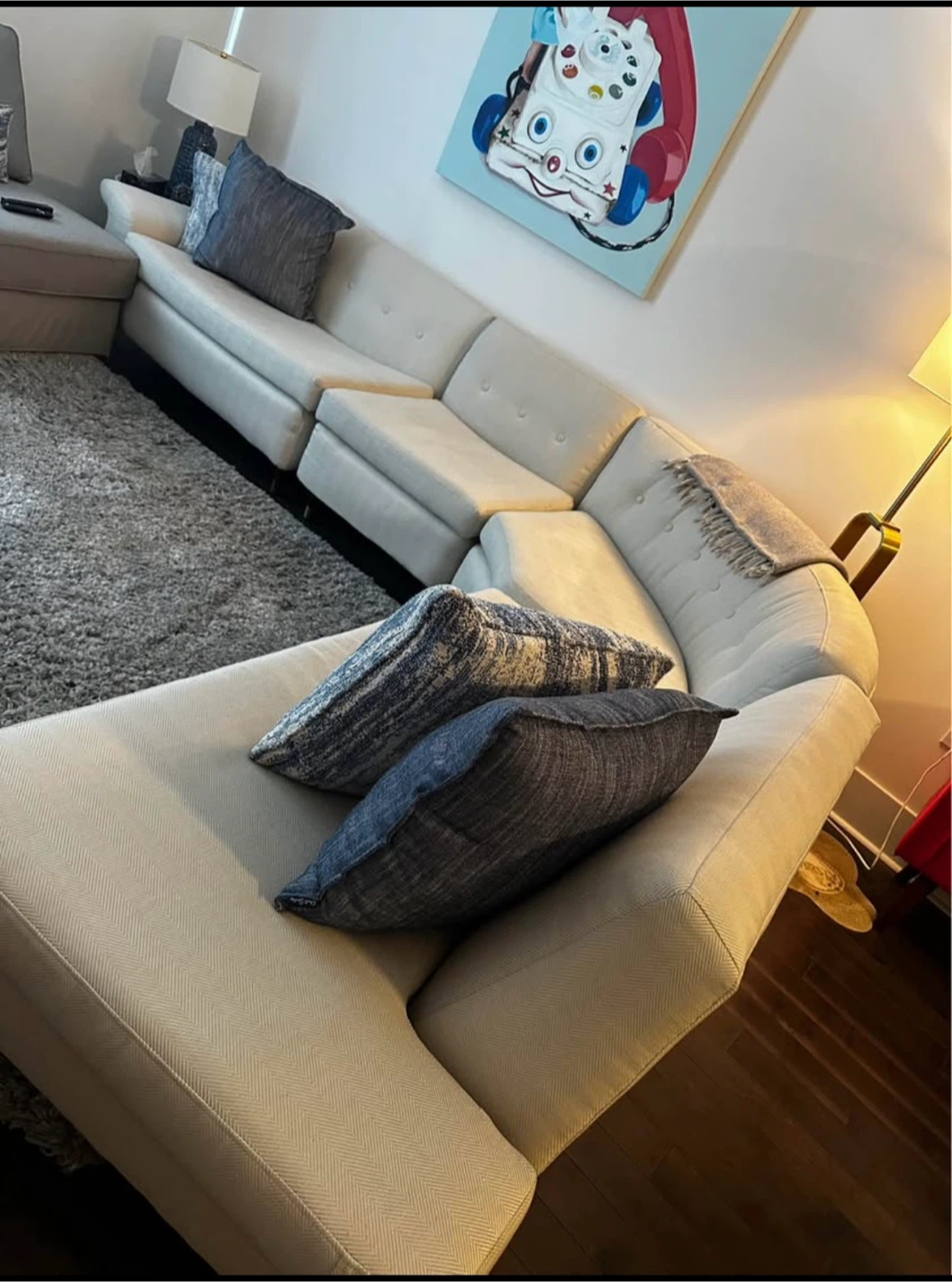MCM style Sectional Sofa - photo 4