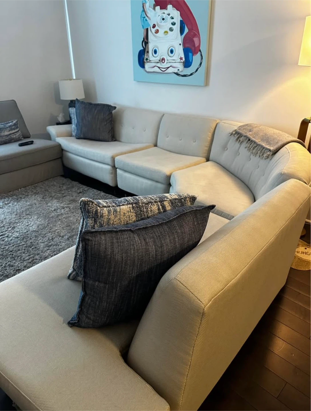 MCM style Sectional Sofa - photo 5