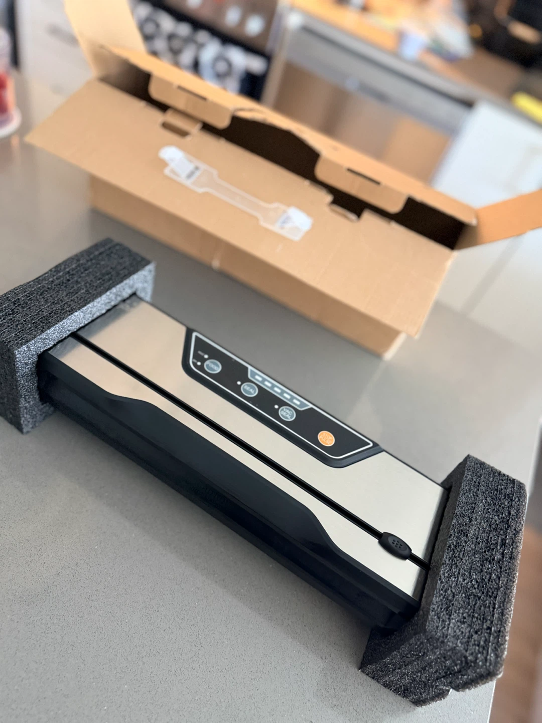 Silver and Black Vacuum Sealer