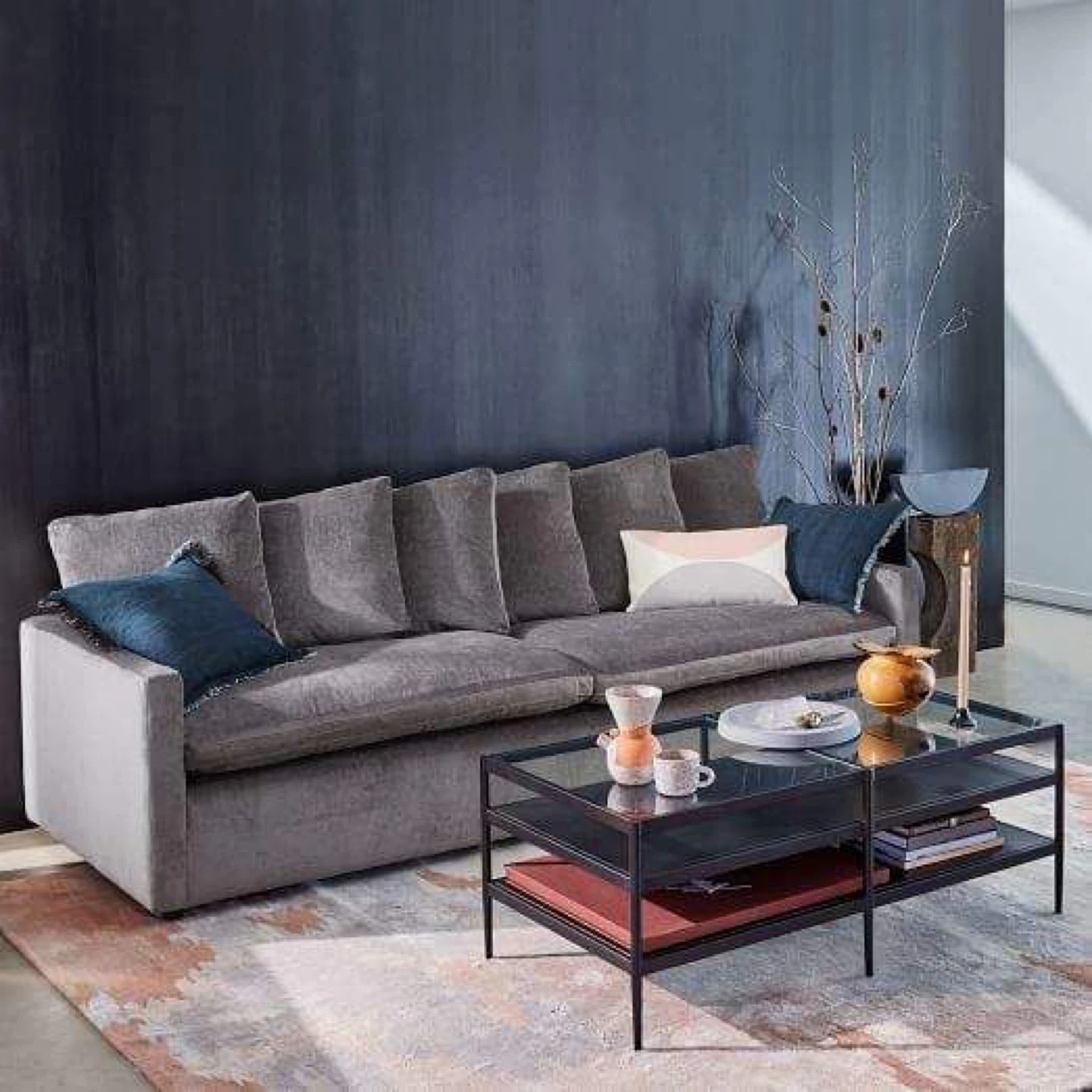 Gray West Elm Couch - photo 4