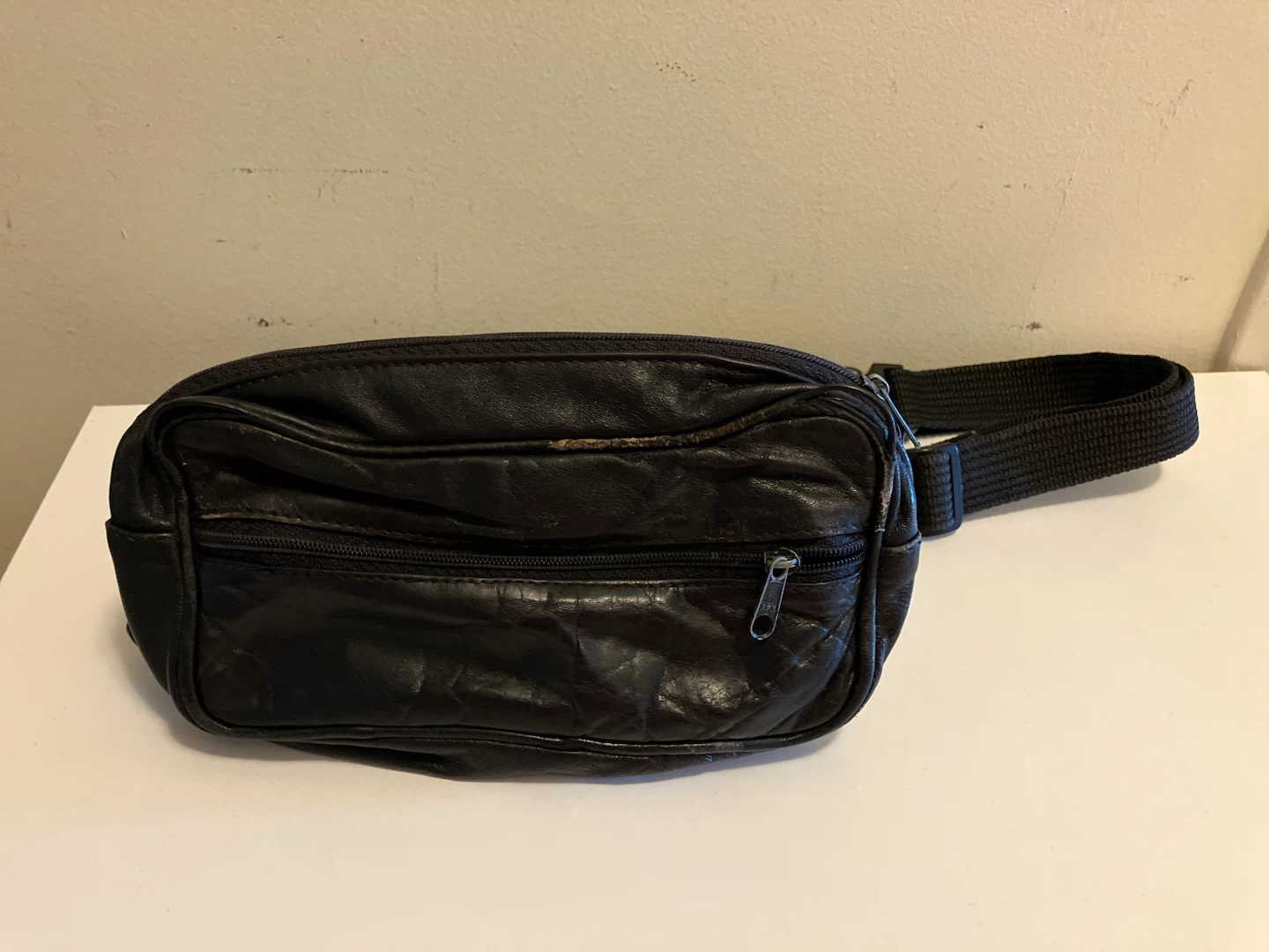 Black Leather Fanny Pack - photo 2