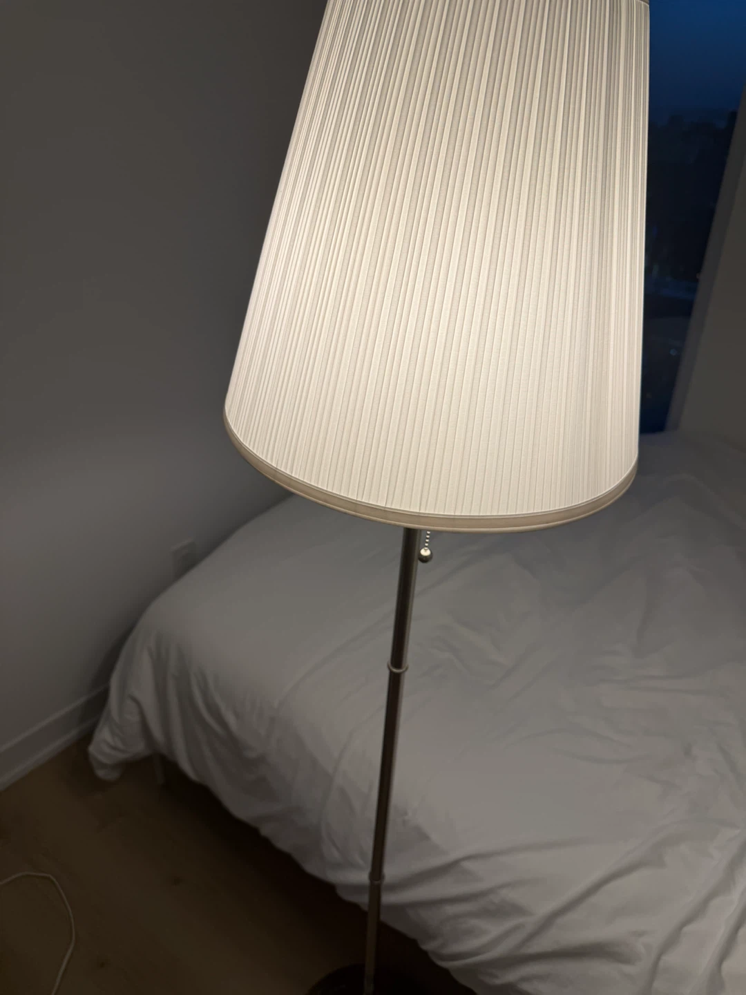 Floor Lamp with Pleated Shade - photo 2