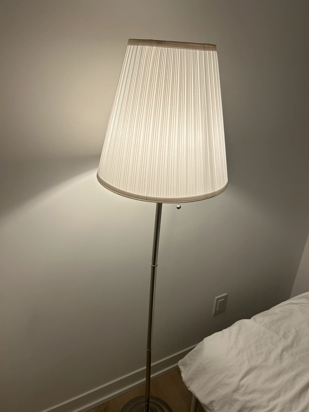 Floor Lamp with Pleated Shade - photo 3