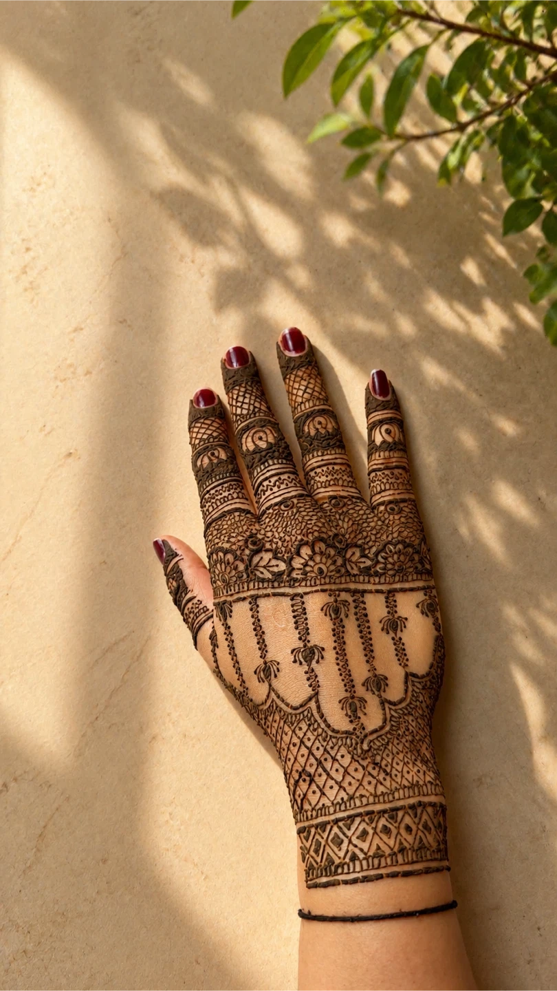 Henna Hand and Arm Design - photo 2