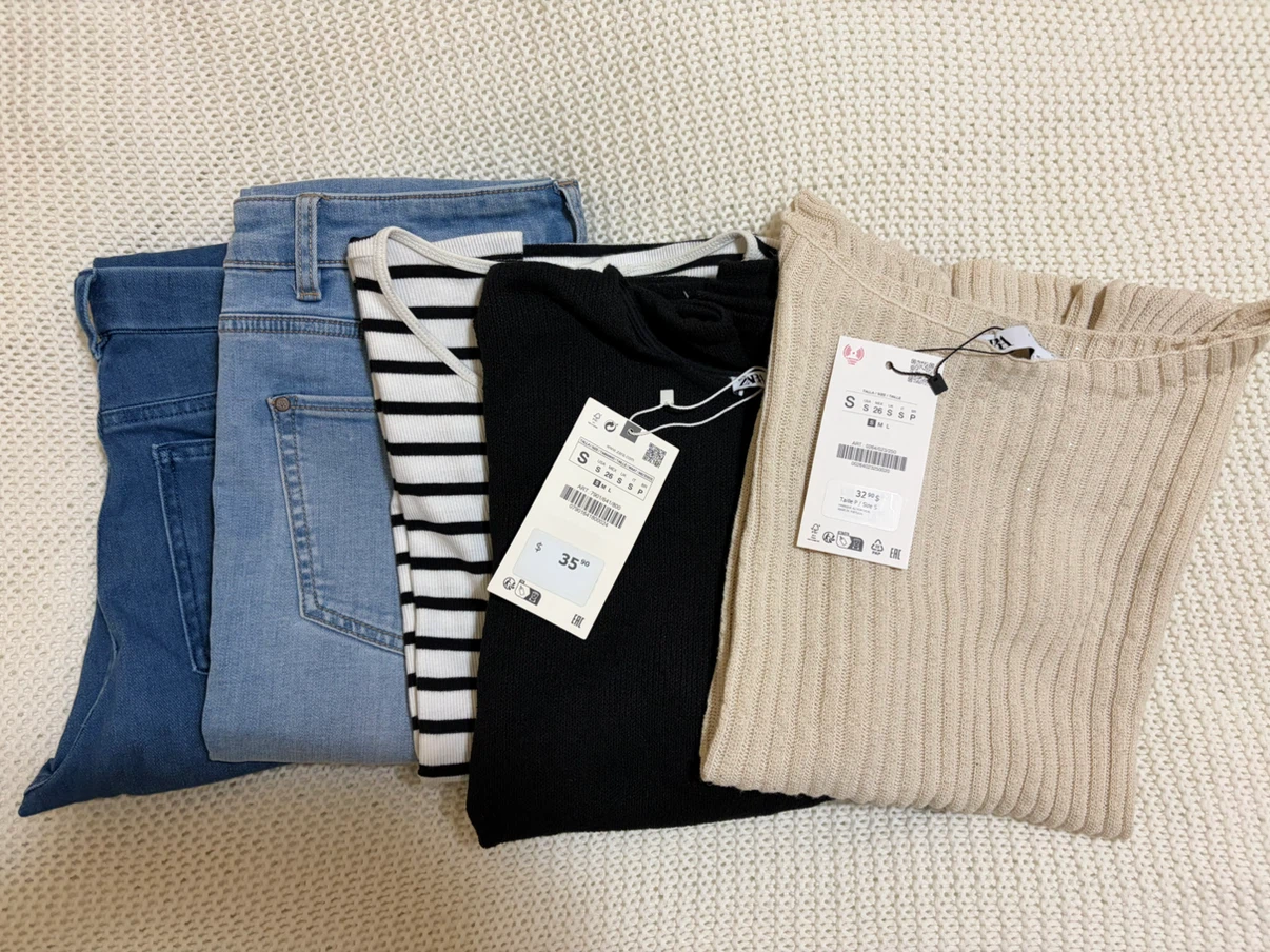 Zara Uniqlo Brand new/ like new -  5 pieces for
