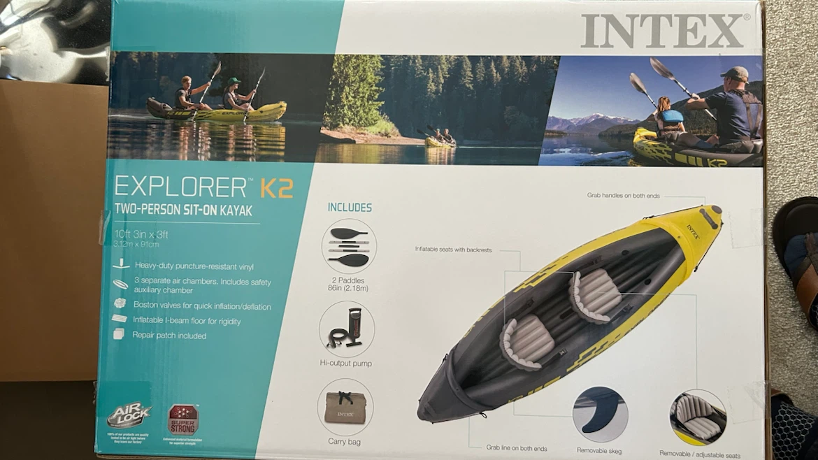 Intex Explorer K2 Two-Person Kayak - photo 2