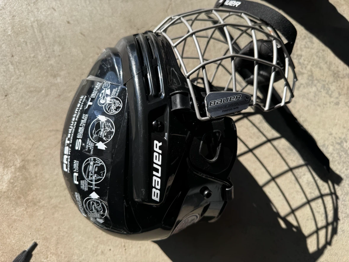 Bauer Hockey Helmet with Cage
