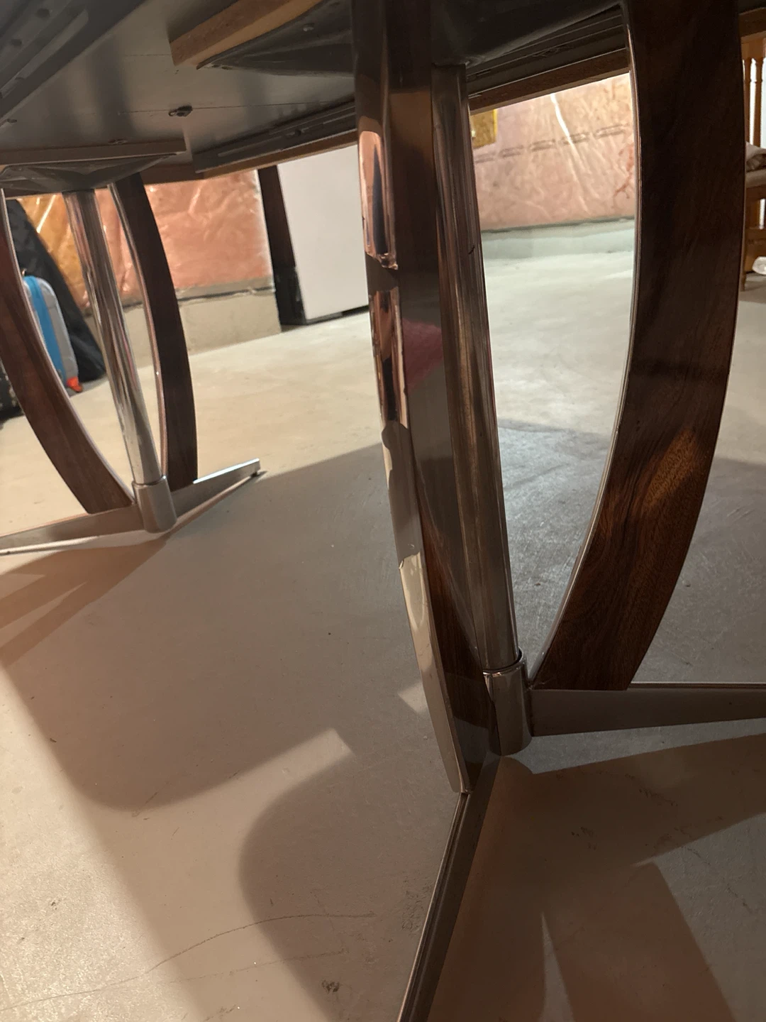 Vintage Wood Grain Dining Table - photo 5