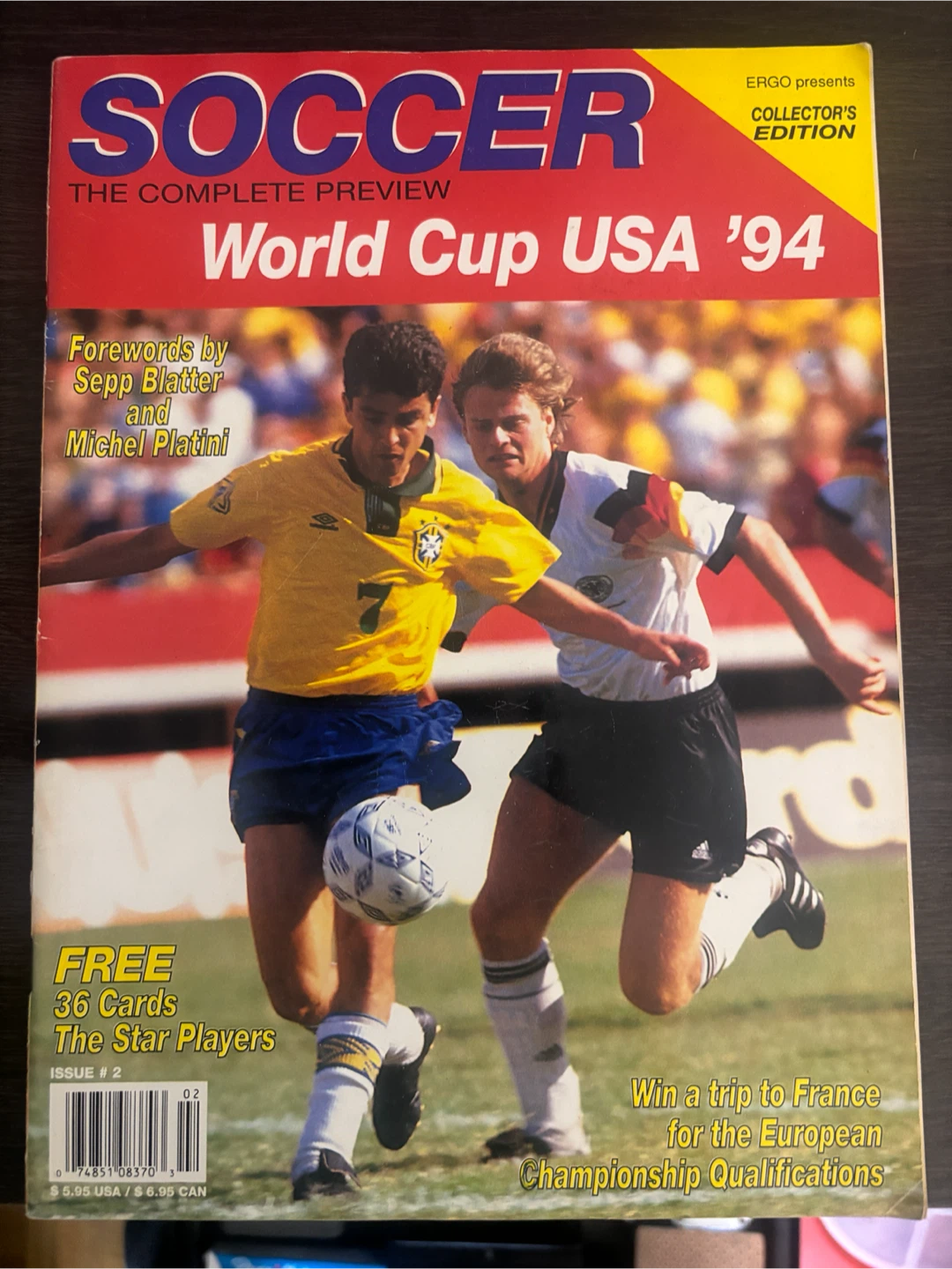 Soccer World Cup USA '94 Collector's Edition Magazine