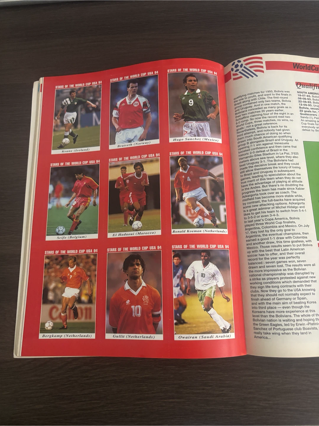 Soccer World Cup USA '94 Collector's Edition Magazine - photo 5