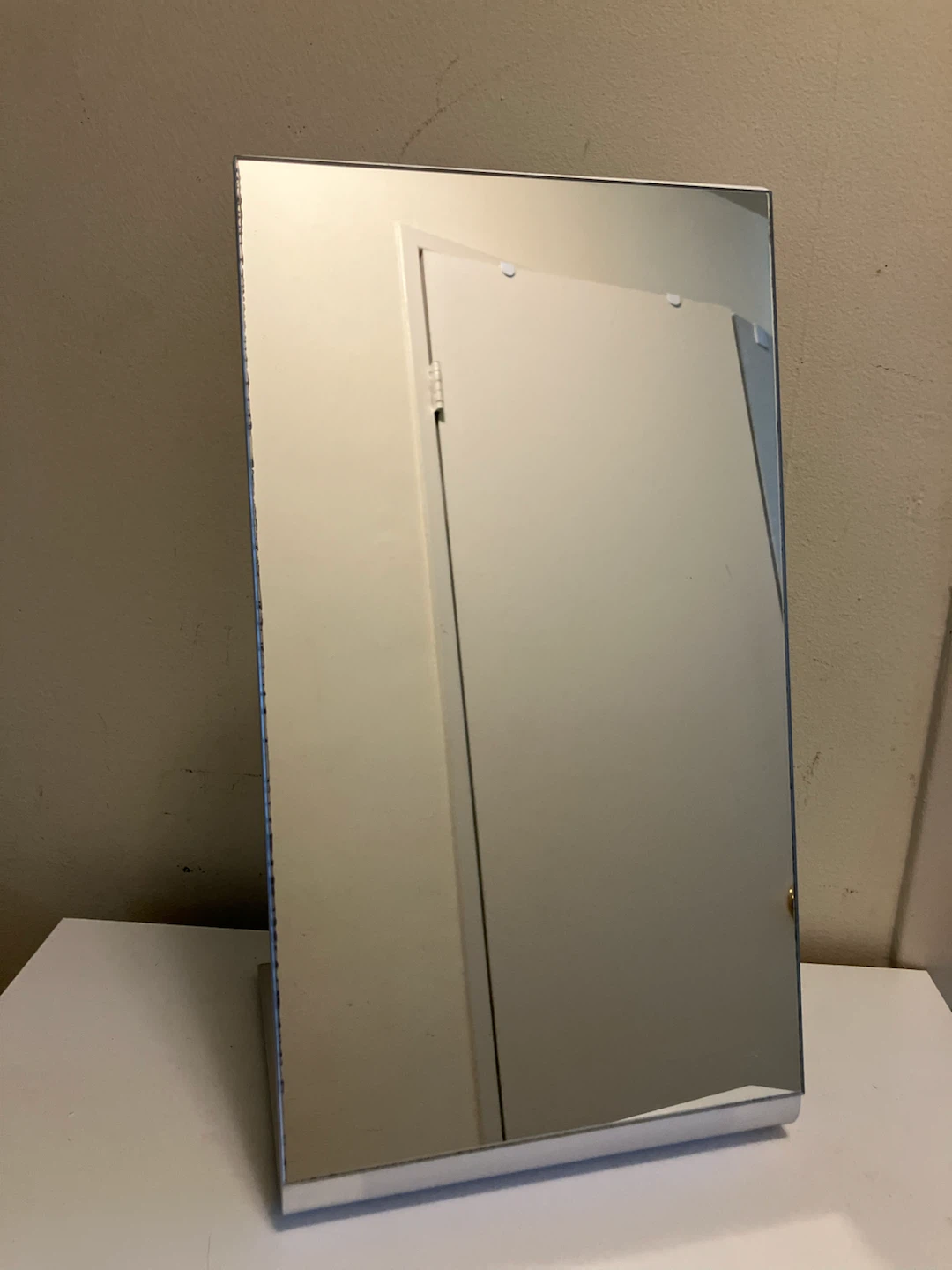 Silver Metal Frame Mirror