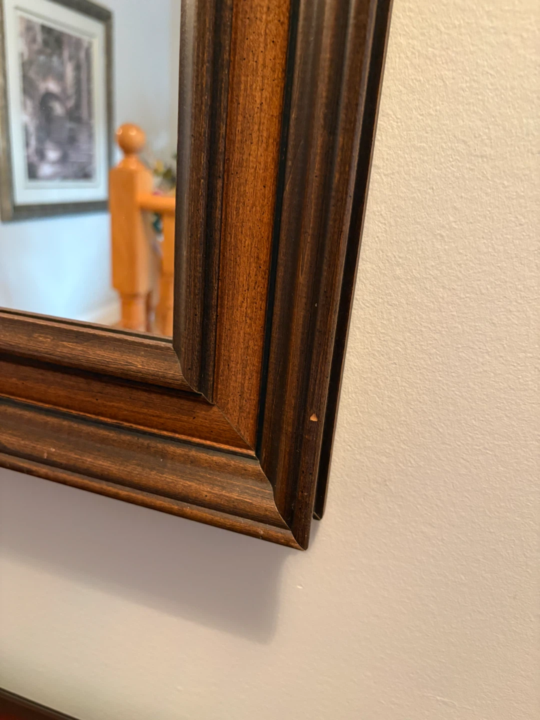 Wooden Framed Wall Mirror - photo 2