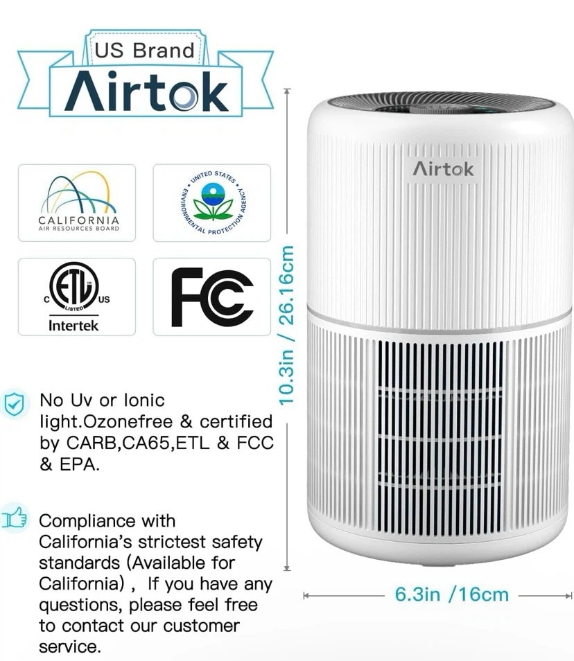 Air purifier with extra filters - photo 3