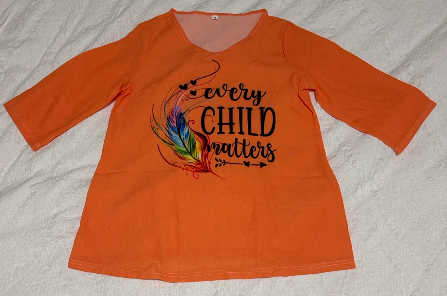 Orange T-Shirt "Every Child Matters"