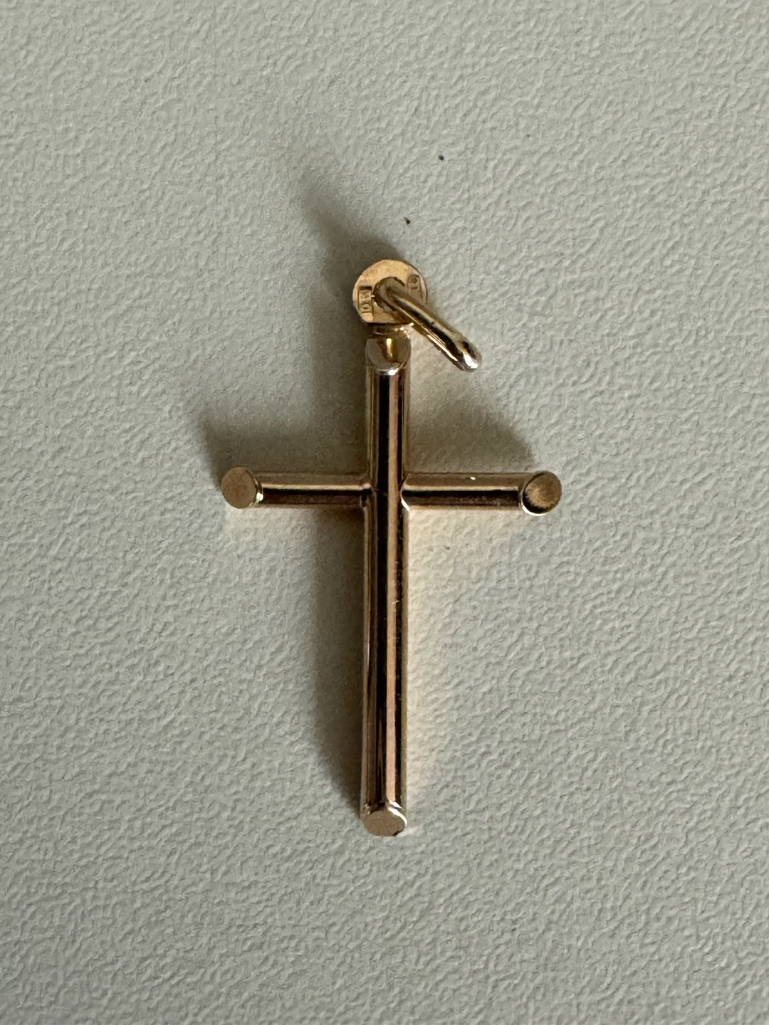 10K Gold Cross Pendant with Pearls - photo 3